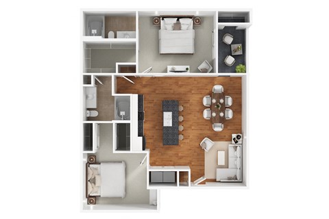 B3 Floor Plan at The Passage by Picerne, Nevada, 89014