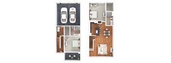 E1 Floor Plan at The Passage by Picerne, Henderson, NV, 89014
