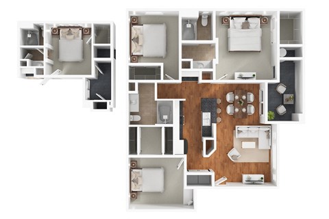 Elite Floor Plan at The Passage by Picerne, Nevada, 89014