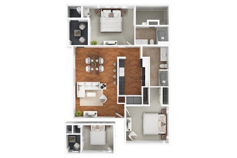 The Haven Floor Plan at The Passage by Picerne, Nevada, 89014