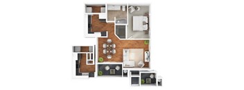 The Oasis Floor Plan at The Passage by Picerne, Henderson, NV