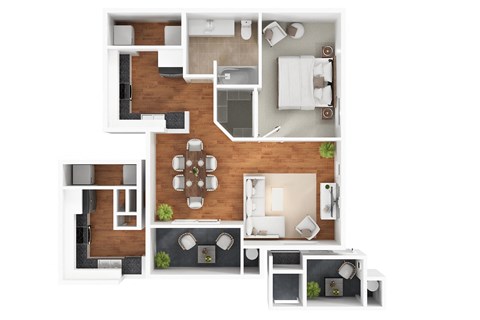 The Oasis Floor Plan at The Passage by Picerne, Henderson, NV