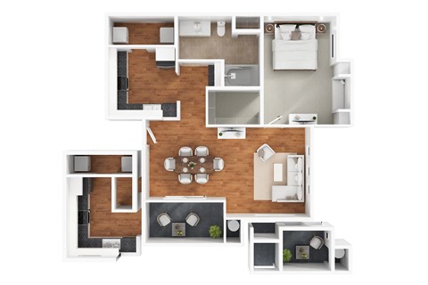 The Sanctuary Floor Plan at The Passage by Picerne, Nevada, 89014