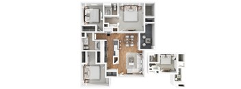 The Elite Floor Plan at The Pavilions by Picerne, Nevada