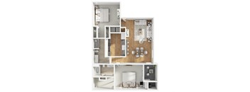 The Haven Floor Plan at The Pavilions by Picerne, Las Vegas, Nevada