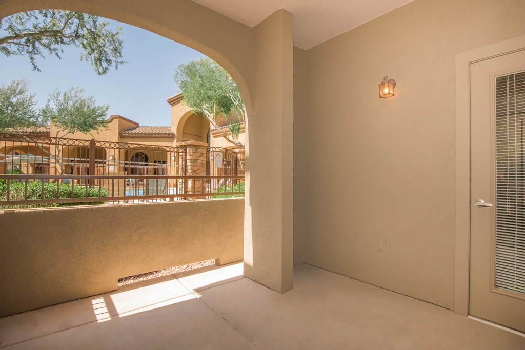 Balcony view at The Aliante by Picerne, Scottsdale, AZ