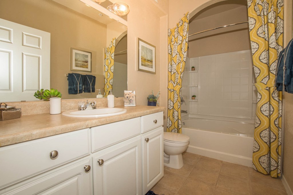 Bathroom cabinets at The Aliante by Picerne, Scottsdale, AZ, 85259