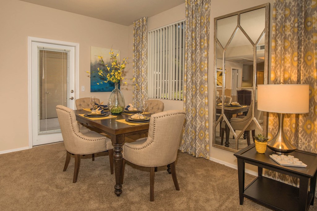 Dining table and chair at The Aliante by Picerne, Scottsdale, 85259