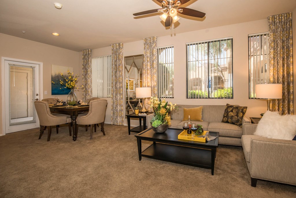2b2 Model living room decoration1 at The Aliante by Picerne, Scottsdale, AZ