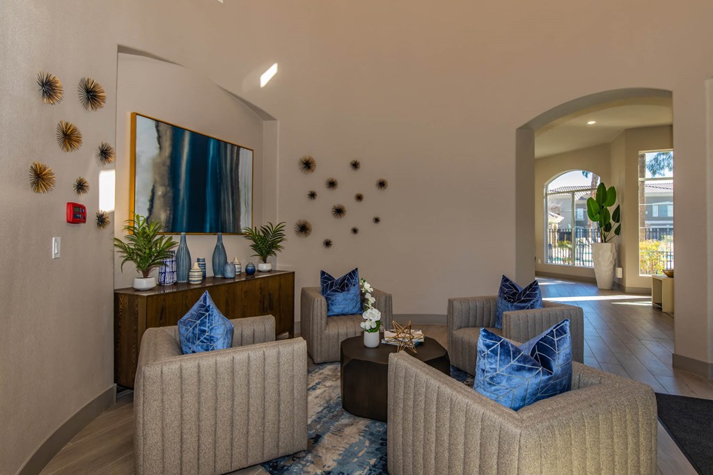 Amenities-Clubhouse Lounge at The Belmont by Picerne, Las Vegas, NV