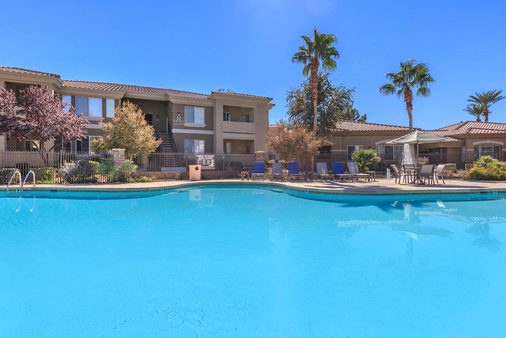 Shimmering pool at The Belmont by Picerne, Nevada