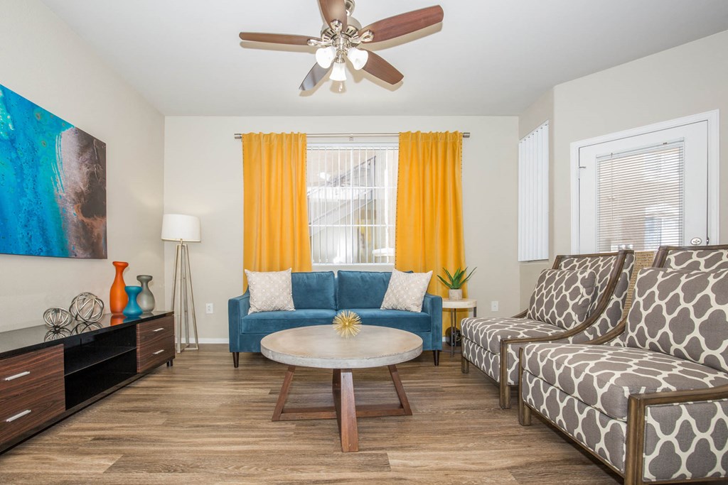 Living room area at The Belmont by Picerne, Nevada, 89183