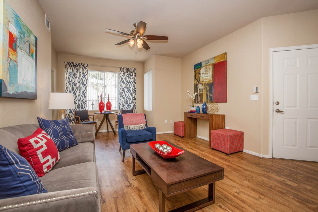 Couch at The Belmont by Picerne, Las Vegas, Nevada