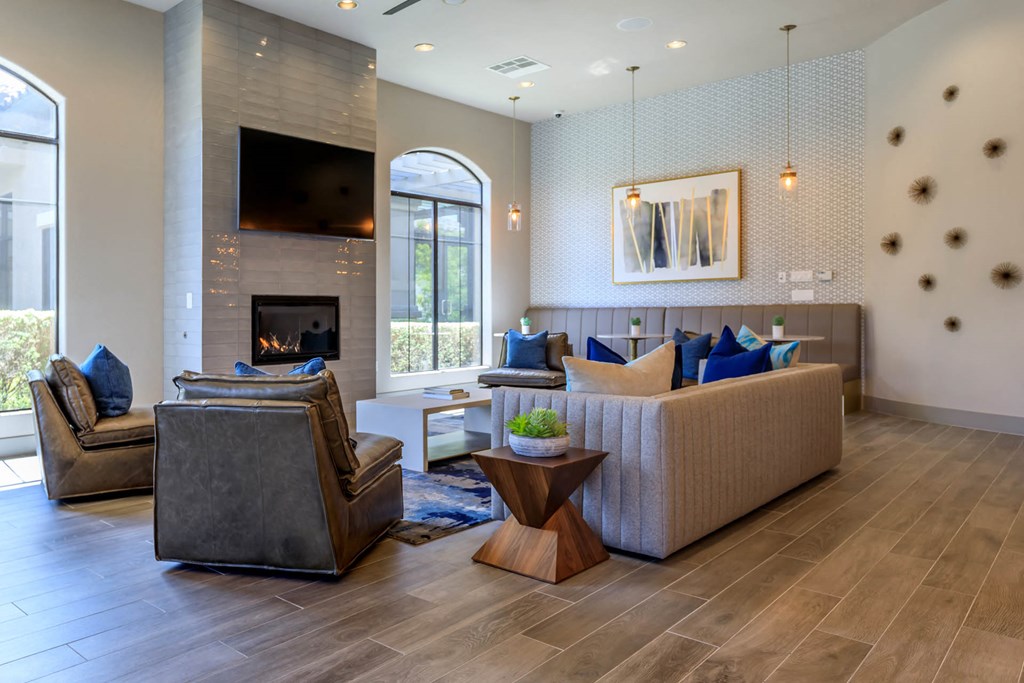 Living room at The Cantera by Picerne, Las Vegas, Nevada