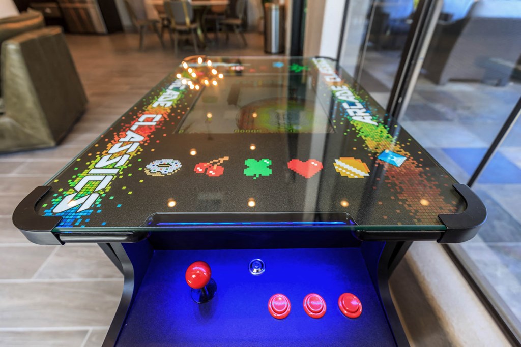 Game room at The Cantera by Picerne, Las Vegas, NV