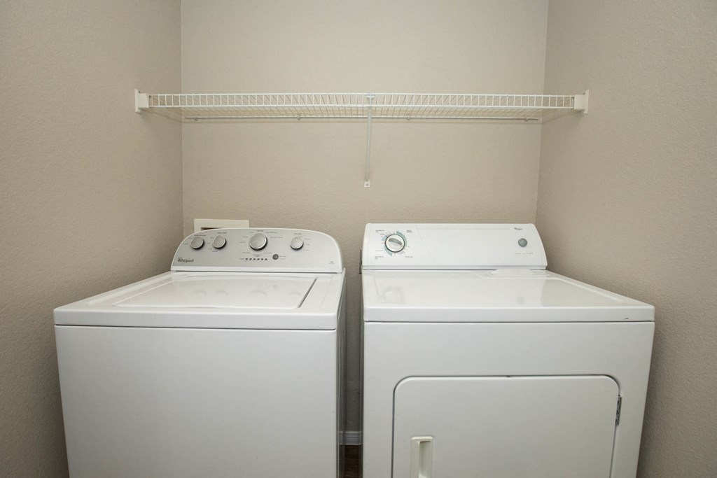 Washer and dryer at The Cantera by Picerne, Las Vegas