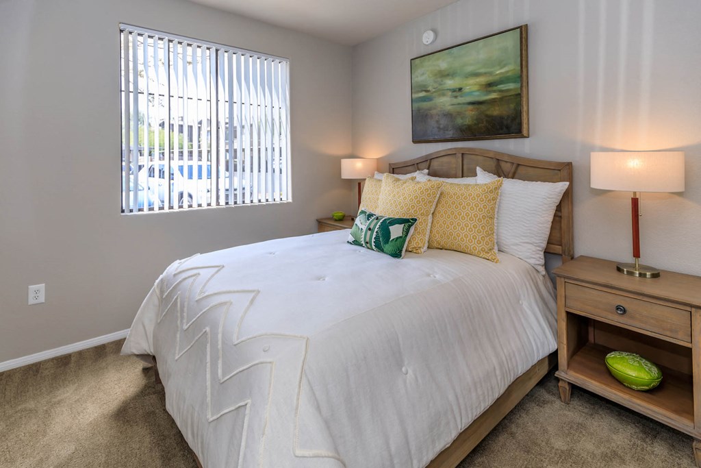 Bedroom with window viewat The Cantera by Picerne, Las Vegas