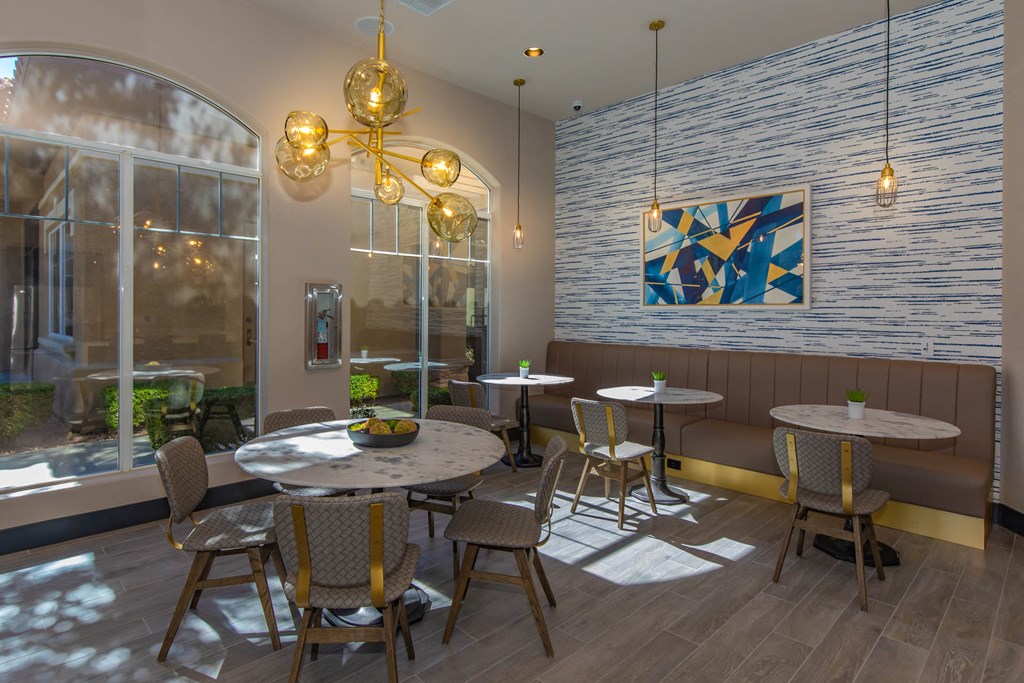 Clubhouse dining Clubhouse dining at The Covington by Picerne, Las Vegas, NV, 89139