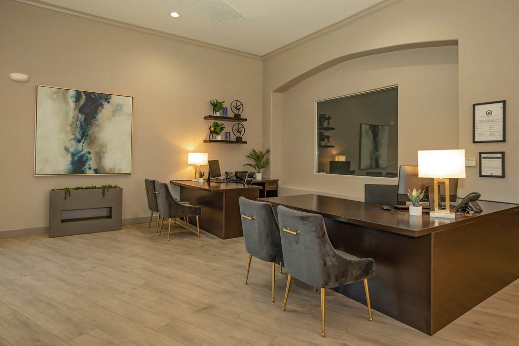 Clubhouse dining table and chairs1 at The Covington by Picerne, Las Vegas, 89139