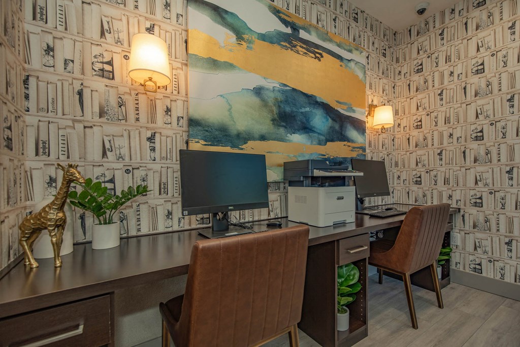 Work station at The Covington by Picerne, Las Vegas, NV