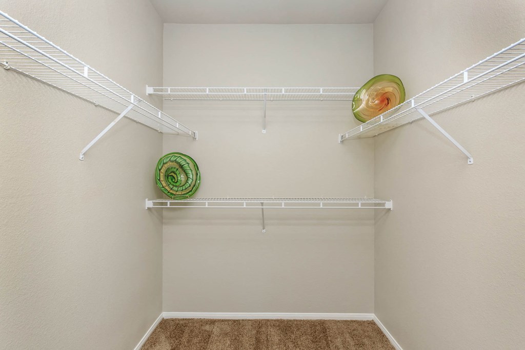 Closet space at The Covington by Picerne, Las Vegas, Nevada