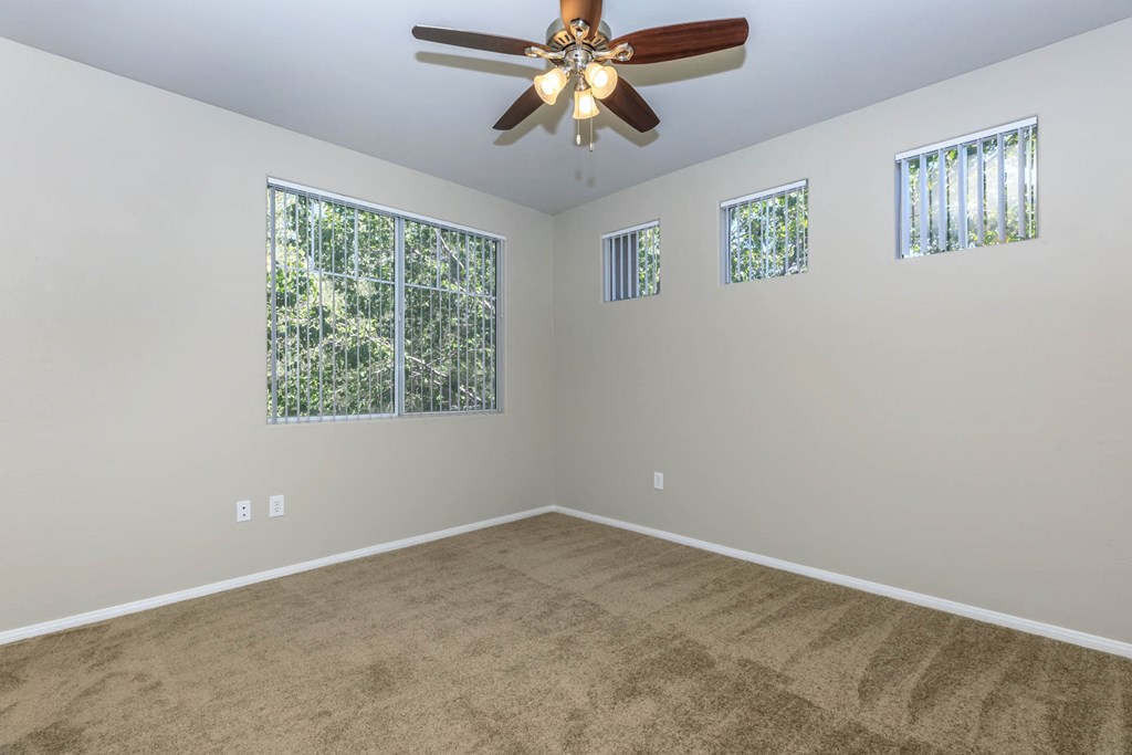 Bedroom with window view1 at The Covington by Picerne, Las Vegas, NV, 89139