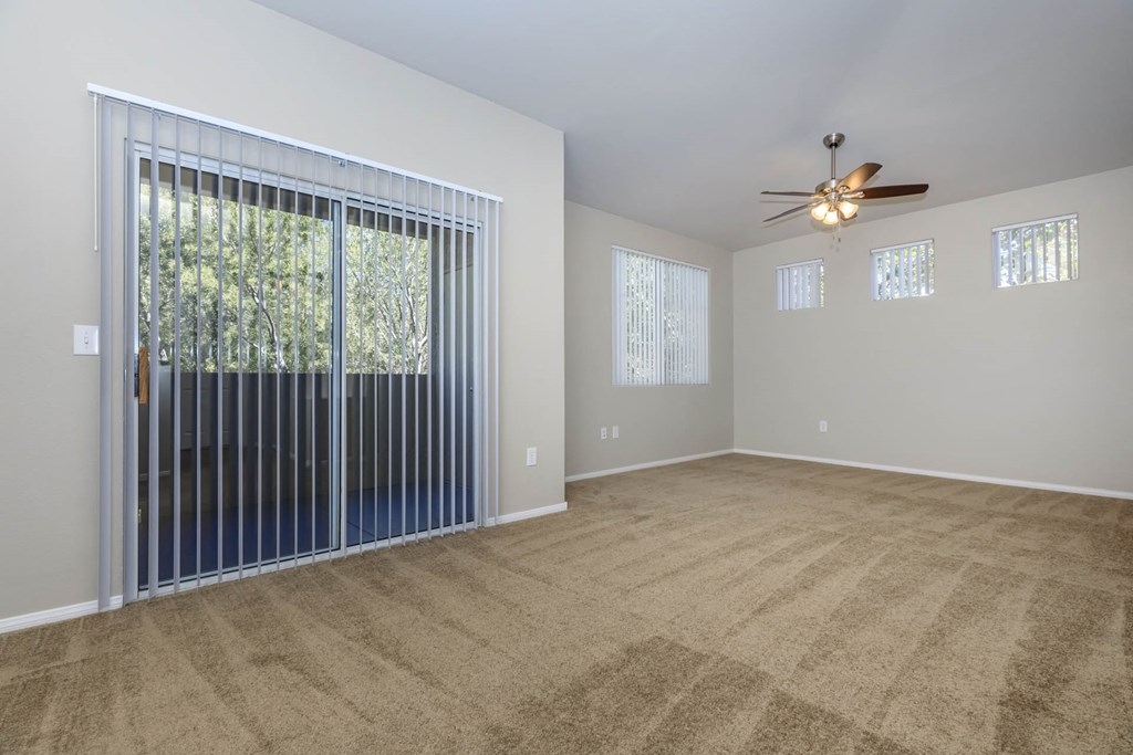 wooden floor living room at The Covington by Picerne, Las Vegas, Nevada