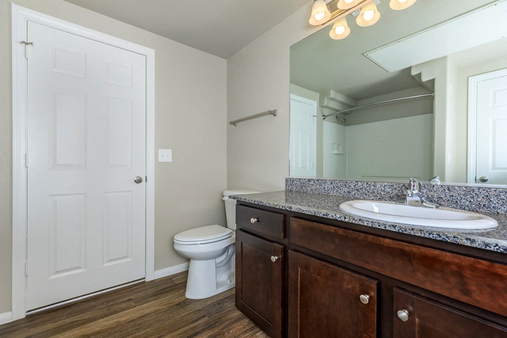 Toilet in bathroom at The Covington by Picerne, Las Vegas, NV, 89139