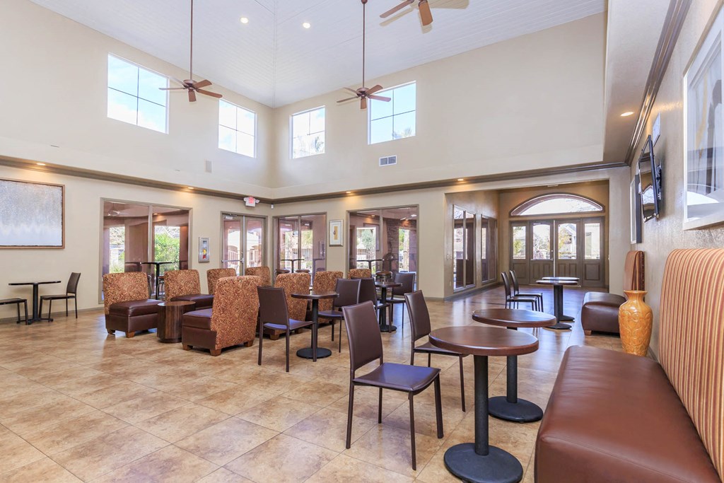 clubhouse interior seating area at The Equestrian by Picerne, Henderson