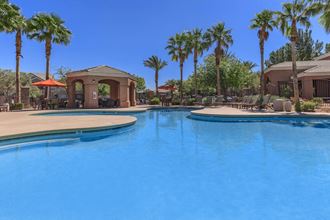Pool area at The Equestrian by Picerne, Henderson, 89052 - Photo Gallery 2