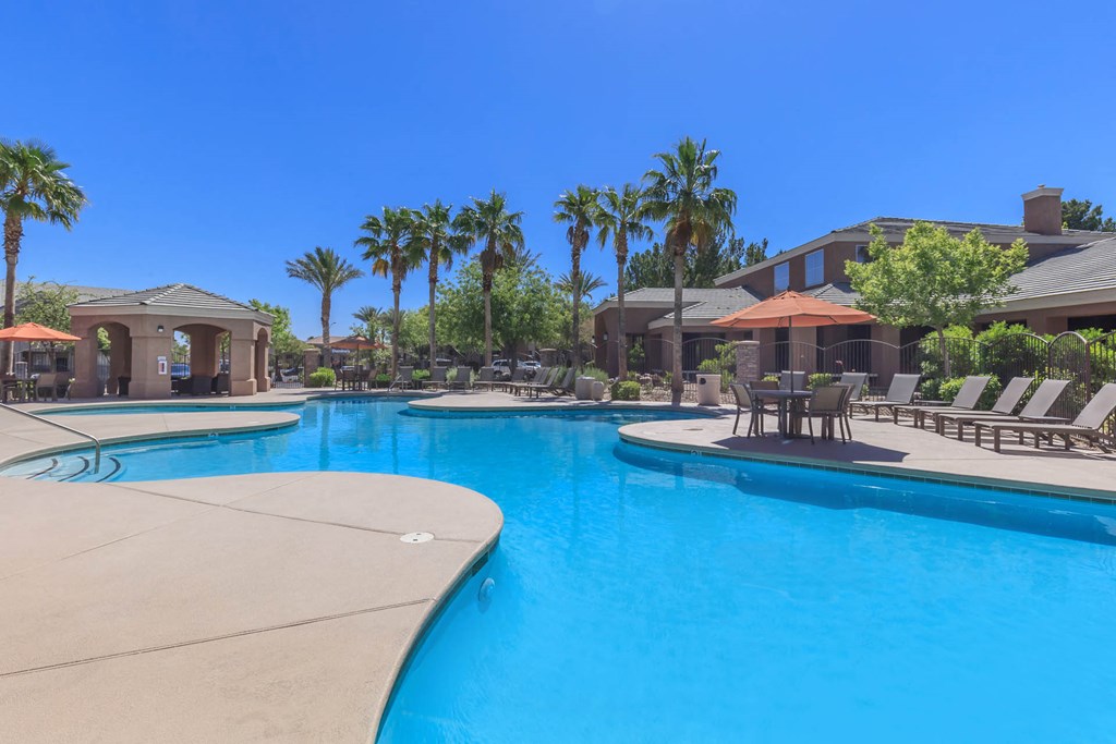 Pool side at The Equestrian by Picerne, Henderson, NV, 89052