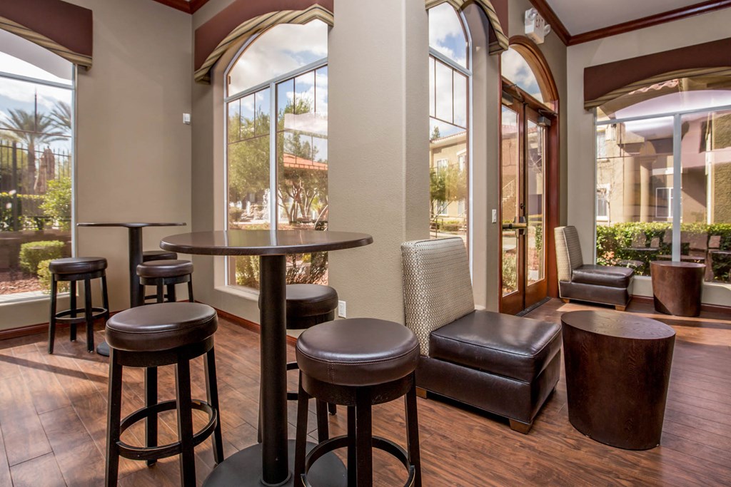Interior decor with seating area at The Fairways by Picerne, Las Vegas, NV, 89141