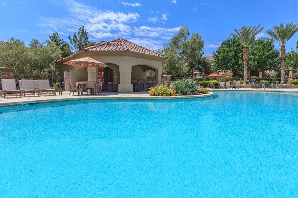 Pool area viewat The Fairways by Picerne, Las Vegas, 89141