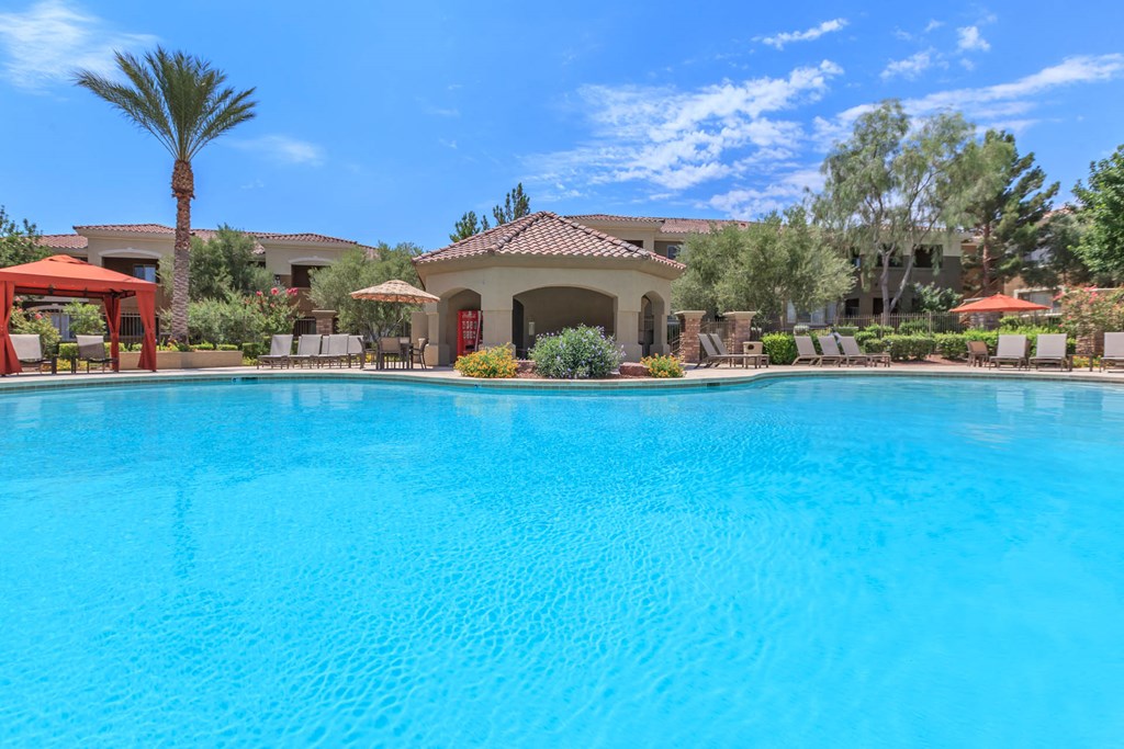 Pool areaat The Fairways by Picerne, Las Vegas, NV