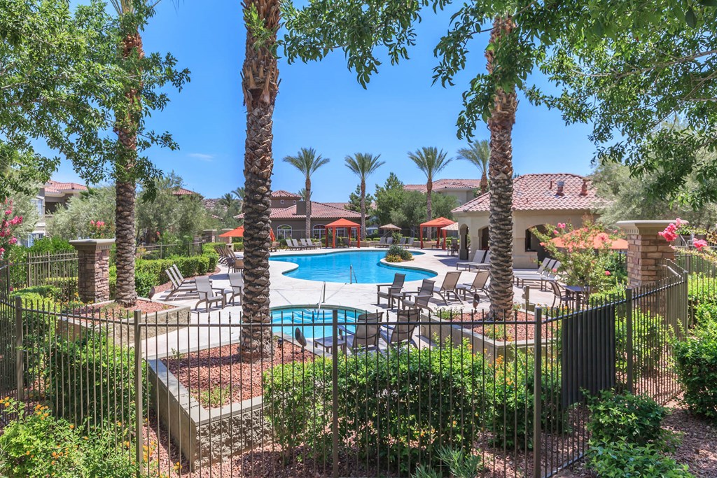 Swimming pool view at The Fairways by Picerne, Las Vegas
