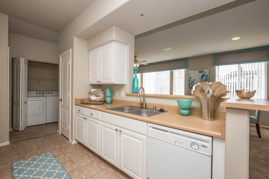 Appliances and cabinets at The Fairways by Picerne, Nevada
