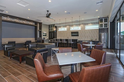 Dining table and chair at Level 25 at Durango by Picerne, Las Vegas, 89113