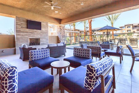 Clubhouse dining at Level 25 at Durango by Picerne, Nevada