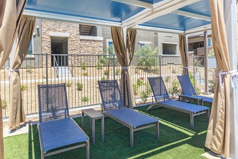 Seating area at Level 25 at Durango by Picerne, Las Vegas, Nevada