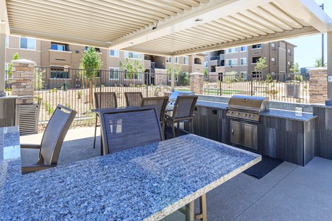 BBQ area1 at Level 25 at Durango by Picerne, Las Vegas, 89113