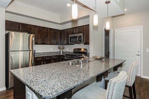 Granite marble island at Level 25 at Durango by Picerne, Las Vegas, NV, 89113