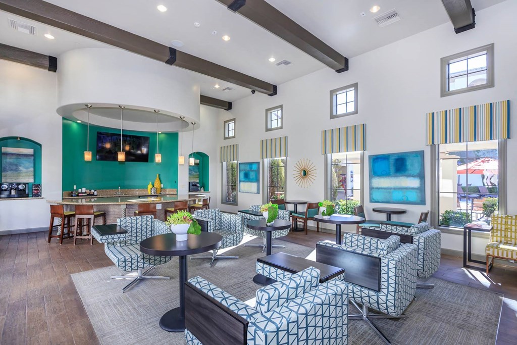Clubhouse interior at Loreto & Palacio by Picerne, Las Vegas, Nevada