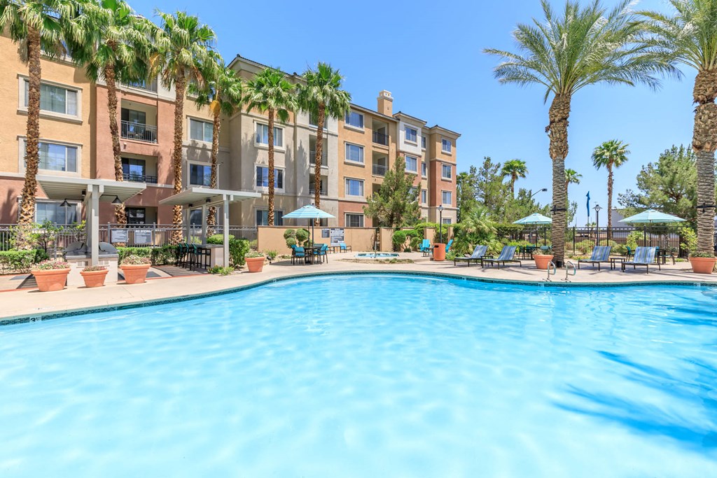 Pool side at Loreto & Palacio by Picerne, Las Vegas, NV