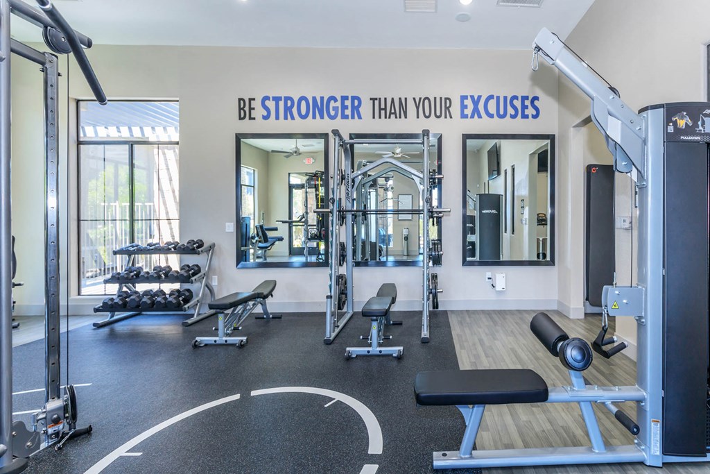 Fitness Center With Modern Equipment at The Paramount by Picerne, Las Vegas, 89123