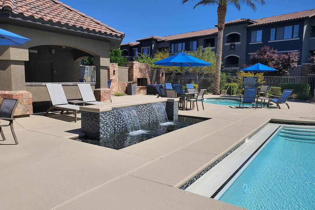 Swimming Pool And Sundeck at The Paramount by Picerne, Nevada