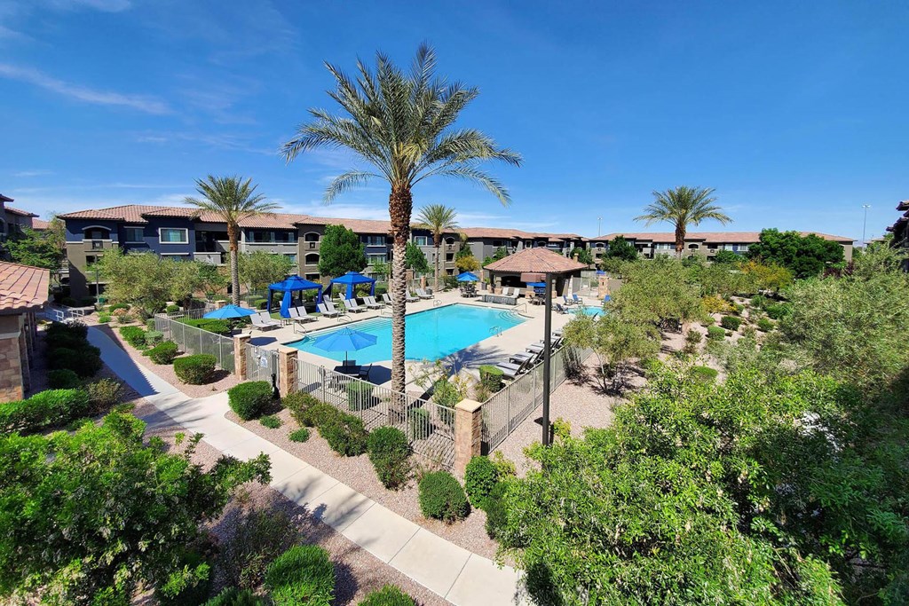 Aerial Pool View at The Paramount by Picerne, Las Vegas, 89123