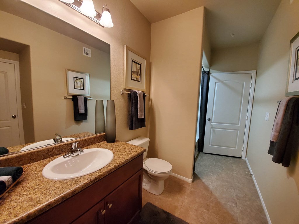 Modern Bathroom at The Paramount by Picerne, Las Vegas, NV, 89123