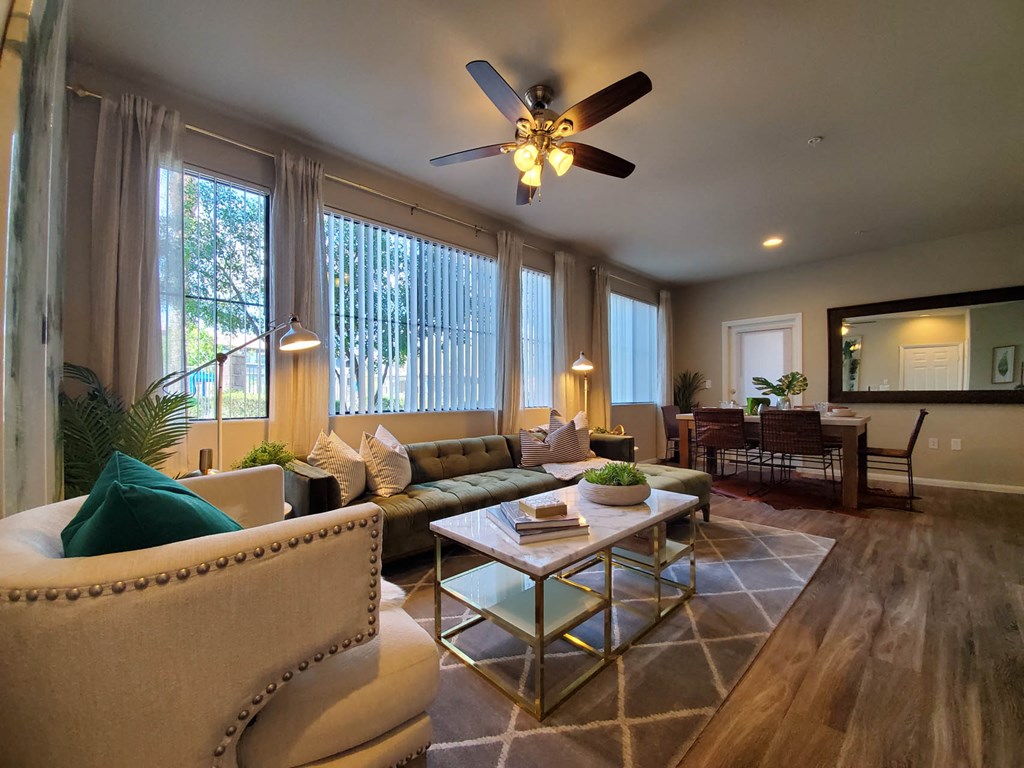 Living Room Interior at The Paramount by Picerne, Las Vegas