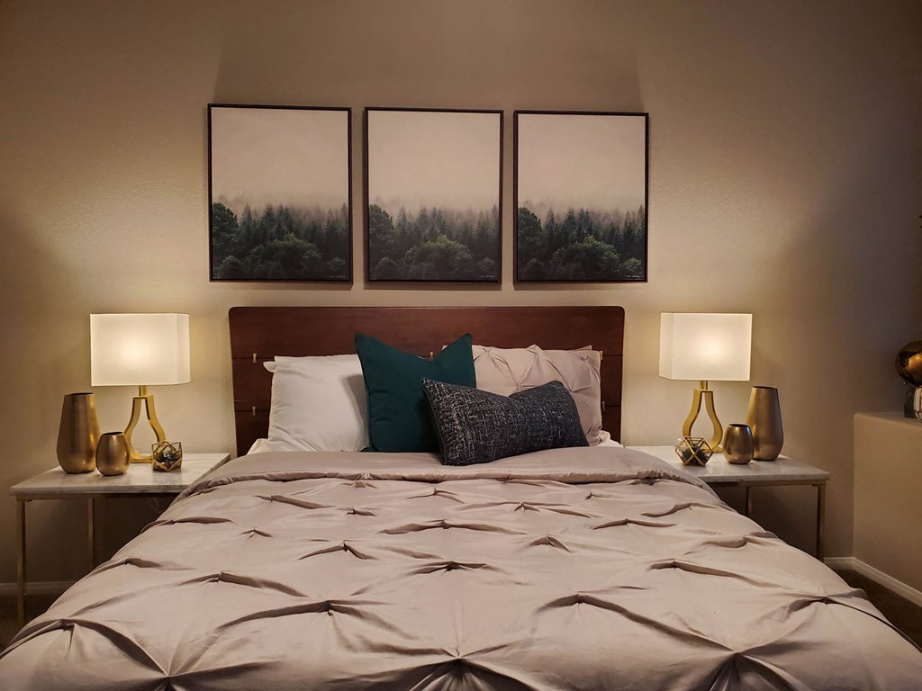 Comfortable Bedroom at The Paramount by Picerne, Las Vegas, NV, 89123