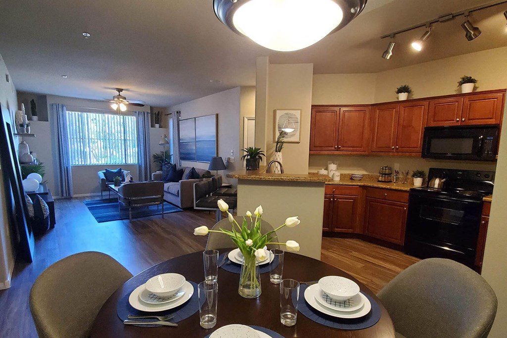 Dining Area at The Paramount by Picerne, Las Vegas, Nevada